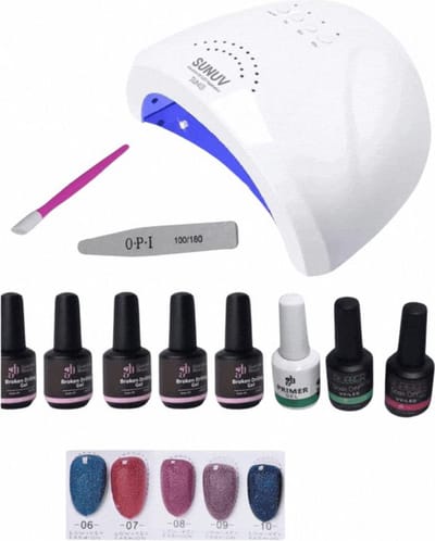 Guardian Beauty Cat Eye 9D Gellak Set - Méanail - #6 - #10 - Met UV/LED Lamp - Nagel Gellak