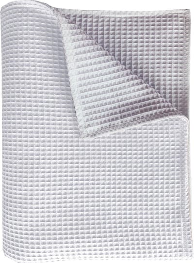 BINK Bedding wiegdeken Pique (Wafel) dubbelzijdig wit/wit 75 x 100 cm