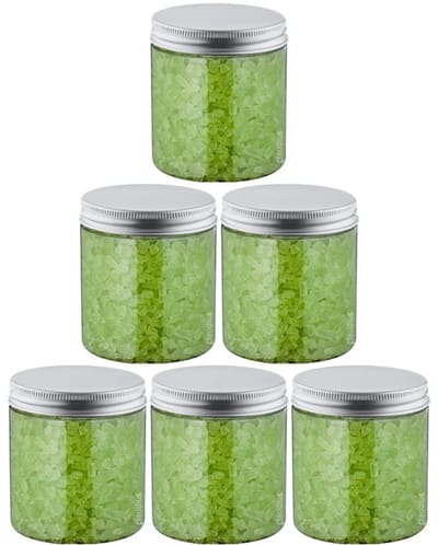 Claudius Badzout Eucalyptus - 300 gram - Pot met aluminium deksel - set van 6 stuks