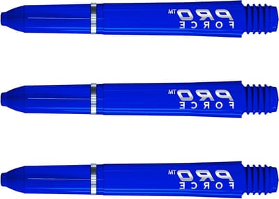 Dartstelen Set - Nylon Schachten - Precisie Darts Spelen - Schachtvergrendeling Systeem - 35 mm Kort - Blauw