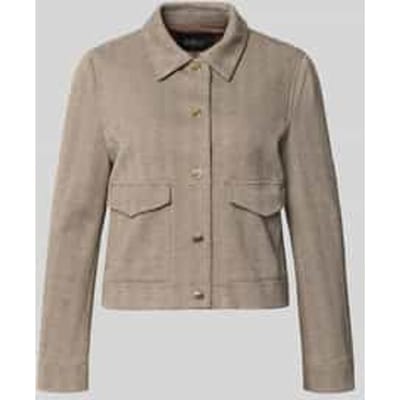 Regular fit overhemdjack met viscose