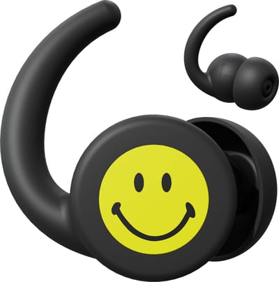 Thone X² FOCUS oordopjes voor festival, motorsport, klussen - gehoorbescherming kinderen en volwassenen - universele oordoppen in 3 maten S/M/L (23 dB) X2 funky smiley earplugs