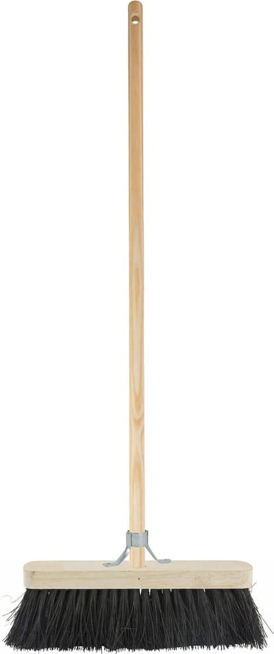Betra Buitenbezem - FSC hout - natuurvezel - hard - 30 x 150 cm