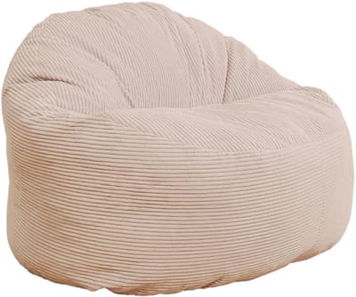 Dailygoods- Zitzak Volwassenen - Gigantische Zitzakbank - Comfortabele Schuimvulling - Corduroy Stof - Ondersteuning Onderrug - 100 cm