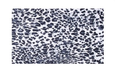 Haarsoires Haarband Multifunctioneel 45x25cm - Panter Patroon - Zwart Wit - Elastische Stof - Bandana Col Nekwarmer - Sport Outdoor Casual - Unisex