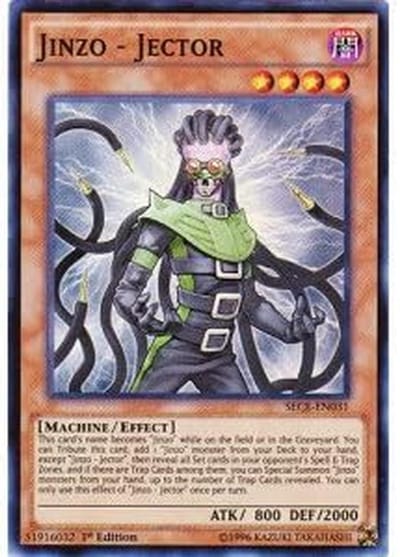 Yu-Gi-Oh! Kaartspel - Jinzo - Jector - Secrets of Eternity - 1e Editie - Super Zeldzaam