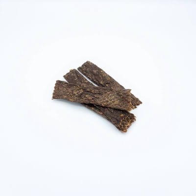 HEERLIJKE VLEESSTRIPS HERT 12CM 150G | HONDENSNACKIE