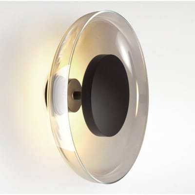 MARSET Aura LED wandlamp, Ø 25 cm, rookgrijs