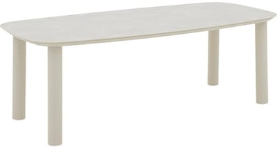 Goossens Keramieke Tuintafel Vernazza - Keramiek - bruin - 220 x 75 x 100 cm