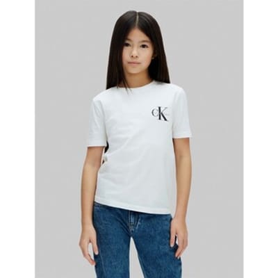 Calvin Klein Chest Mono Logo Ss - Fashion Wear - Kinderen