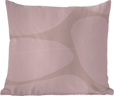Buitenkussen - Roze - Geometrische vormen - Abstract - 45x45 cm - Weerbestendig
