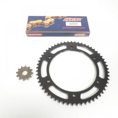 Kit chaîne Sifam pour Moto Yamaha 125 DTR 1993 à 2002 12X57 pas 428 Ø152mm Neuf