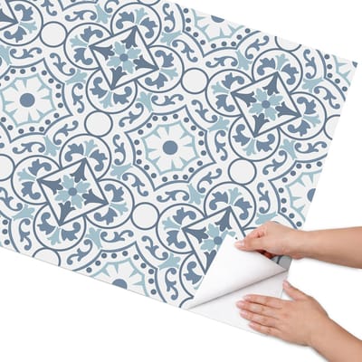 Coloray Meubel Wrap Folie - Wit Meubelfolie - 75x150 cm - Meubelfolie Zelfklevend Stijlvol mozaïek - Wrapfolie Keuken - Geometrische Meubelfolie - Decoratiefolie - Tafeldecoratie - Achtergronden en patronen