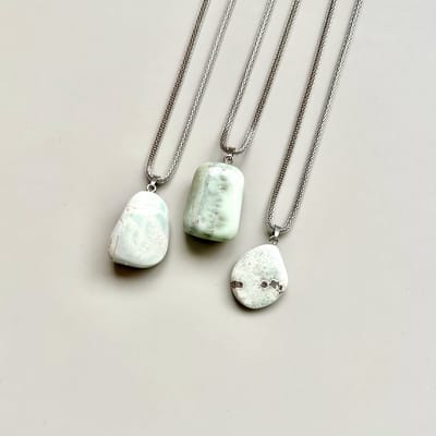 Gemstone ketting Larimar