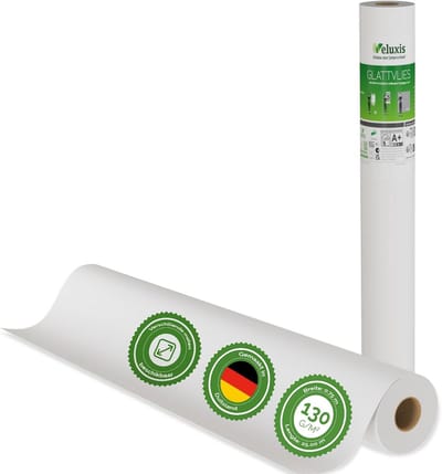 Glad Vliesbehang Ondergrond Overschilderbaar Scheurbestendig Wit Rol (25m x 0,75m)