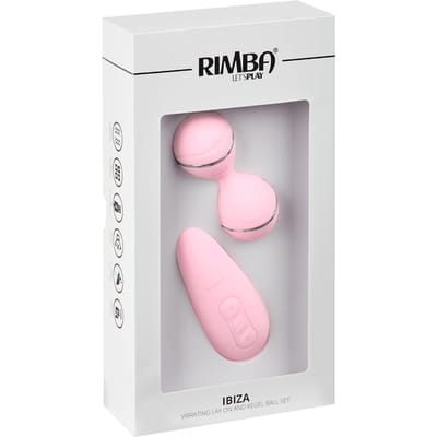 Rimba - Ibiza Vibrator Set - clitoris Vibrator En Vibrerend Eitje Met remote Control - Roze