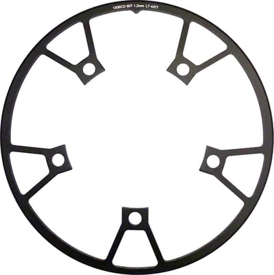 Gates beschermrand CDX cranckstel 5B spider assembly, 60T 5-arm, 1.2 mm offset
