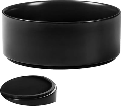 Grote Hondenbak - Voerbak Hond - Gezond Eten - Antislip Siliconen Basis - 203 cm - Zwart