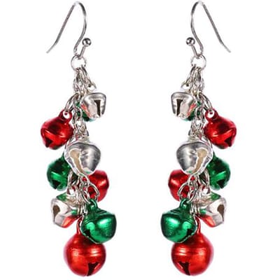 Kerstcadeaus Gemengde Kleur Rinkelbellen Lange Oorbellen Voor Vrouwen Meisjes Oorbellen Ornamenten Nieuwjaarscadeau
