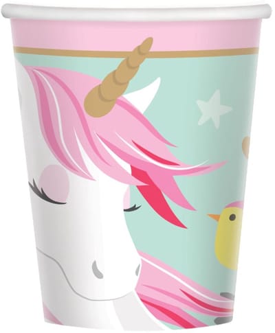 Unicorn Feestartikelen - Eenhoorn - Pakket - 8 personen (40-delig)