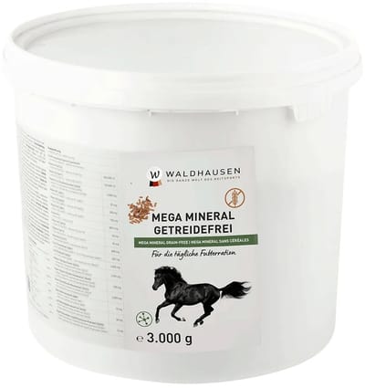 Waldhausen Mega Mineral Grain Free Pellets 3kg Paardensupplement Transparant 3kg