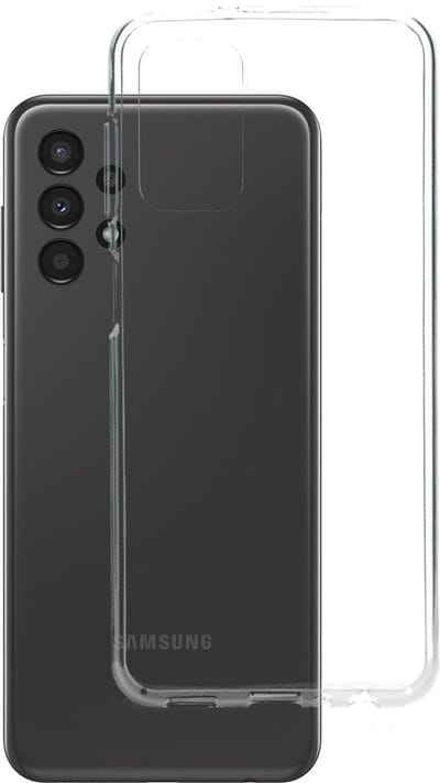 Mobiparts hoesje geschikt voor Samsung Galaxy A13 4G - Zacht TPU - Schokabsorberend TPU - Grip Coating - Transparant