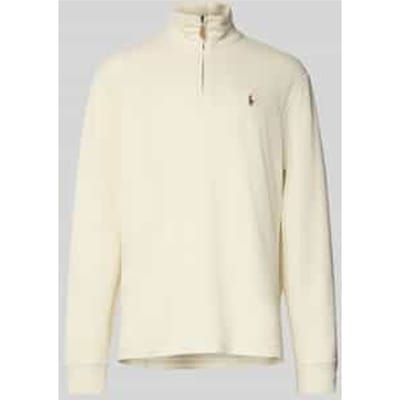 Gebreide pullover met opstaande kraag
