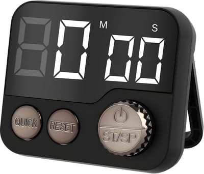 Digitale Timer en Stopwatch met LCD Scherm voor Keuken, Gym en Klaslokaal