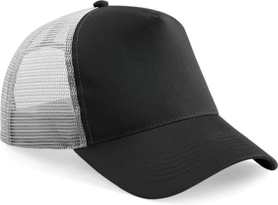 2 pack Beechfield Snapback Trucker Zwart