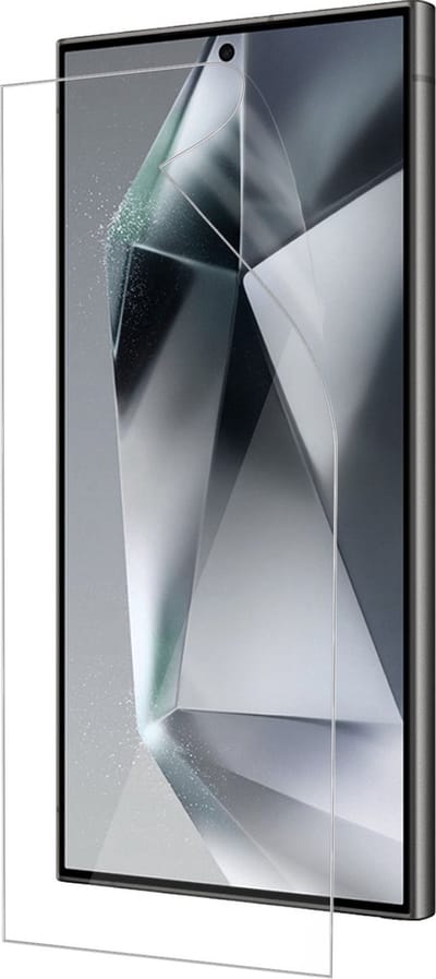 Screenprotector Folie - Geschikt voor Samsung Galaxy S24 Ultra - Ultra Clear - Bescherm Folie - Soft TPU - Screen Protector