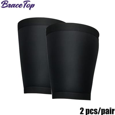 Bracetop Dijmouw Perfect Voor Gewichtsverlies Sport Compressie Dij Wrap Benen Brace Ondersteuning Gescheurde Hamstring Spierpijn Blessure Peesontsteking L