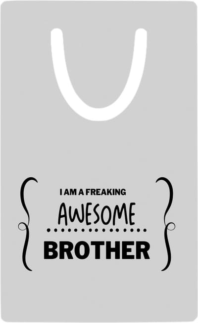 Hacebo® - I am a freaking awesome brother metalen boekenlegger - Broer - geweldige broer - liefste broer - verjaardag - cadeau - kado - bedankje - geschenk Bladwijzer boekenleggers - 7.6 cm x 5cm