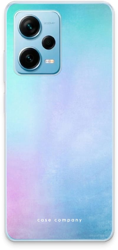 Case Company® - Hoesje geschikt voor Xiaomi Redmi Note 12 Pro Plus hoesje - Mist pastel - Soft Cover Telefoonhoesje - Bescherming aan alle Kanten en Schermrand