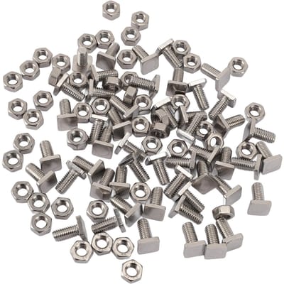 50 Sets RVS Kas Schroeven Snelle Montage M6 X 13 Schroeven M6 Moeren Gereedschap Assortimentset