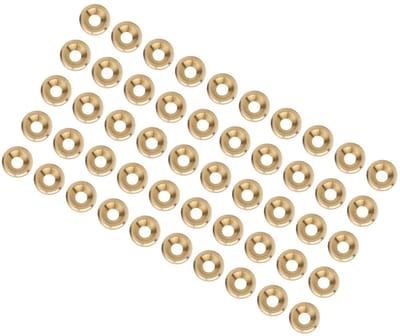 Dailygoods- Sluitringen Set van 50 - Verzonken Kop - Platte Sluitringen - M4 - Koper - Kwaliteitsproducten - Onderlegger