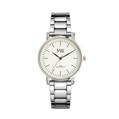 MW Flat Sports Metal watch Silver