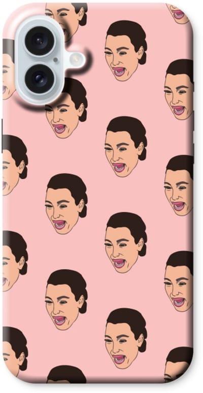 Case Company® - Hoesje geschikt voor iPhone 16 Plus hoesje - Ugly Cry Call - Tough Case - Maximale Bescherming alle Kanten en Schermrand