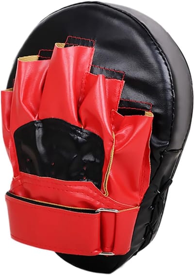 Boks Pads - Trainingsschild - Vechtsport Training - Schokabsorberend Ontwerp - 25x17x8 cm - Zwart