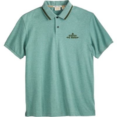 Scotch & Soda Pique Ss Polo Thyme Hthr Taglia: S | Polo Outlet | Uomo