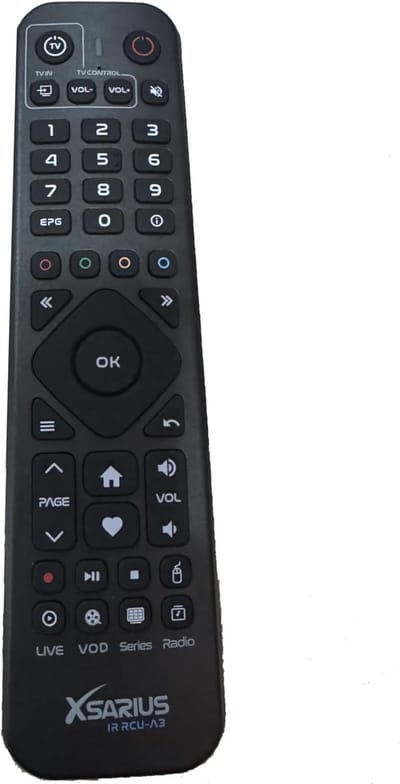 Universele Afstandsbediening voor Xsarius Set-top Box Modellen