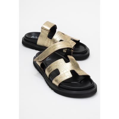 Loana Leer Slide Sandaal