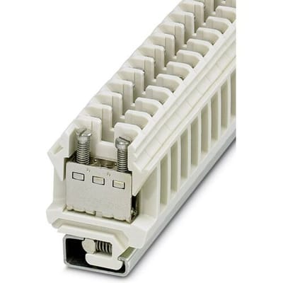 Phoenix Contact 0505055 Doorgangsserieklem 15.3 mm Schroeven Wit 10 stuk(s)
