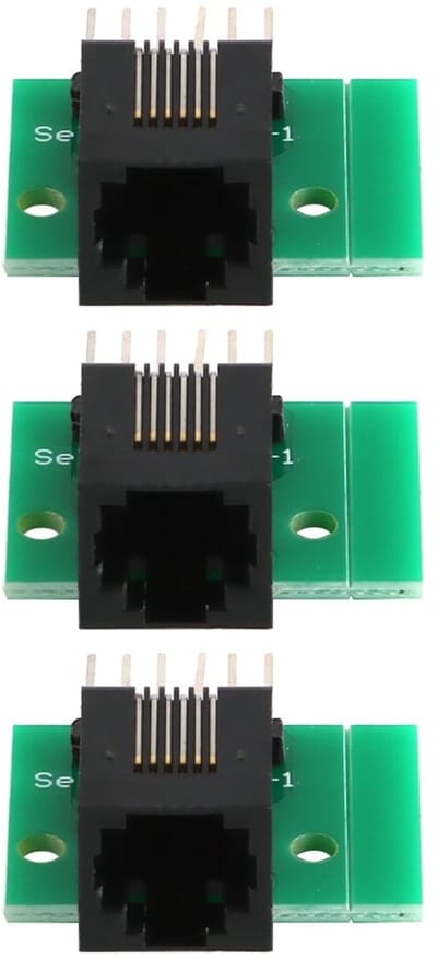 Dailygoody - RJ11-connector - 3-pack - Hittebestendig en isolerend - Ideaal voor computer en modem - Betrouwbare verbinding - Geschikt voor telefoon e