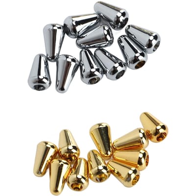 20 stuks Elektrische Gitaar Schakelaar Tip Toggle Knop Sleuf Plastic Set Kit voor Vervanging gray