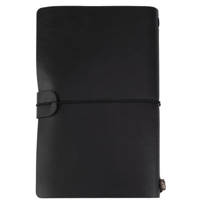 Vintage Retro PU Leren Refillable Notitieboek voor Reizen, Persoonlijk Dagboek, Aantekeningen en Herinneringen
