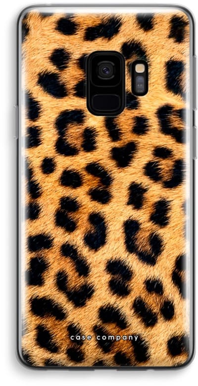 Case Company® - Hoesje geschikt voor Samsung Galaxy S9 hoesje - Luipaard - Soft Cover Telefoonhoesje - Bescherming aan alle Kanten en Schermrand
