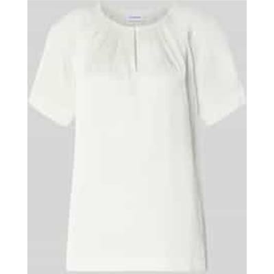 Relaxed fit blouse met geplooide plooien