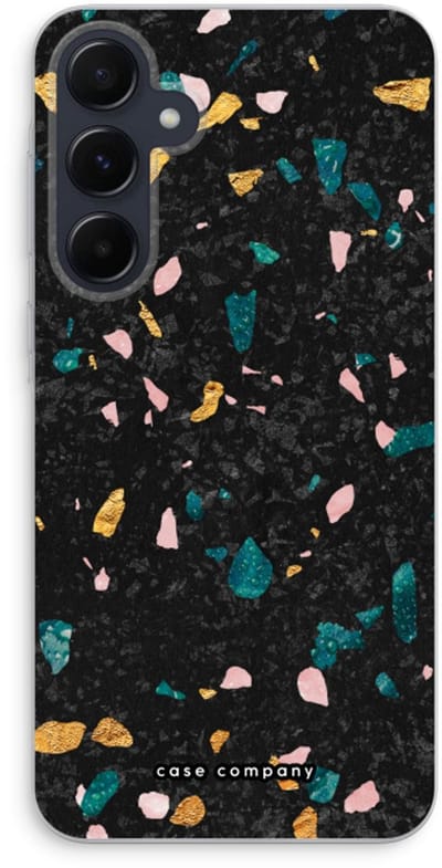 Case Company® - Hoesje geschikt voor Samsung Galaxy A55 hoesje - Terrazzo N°10 - Soft Cover Telefoonhoesje - Bescherming aan alle Kanten en Schermrand