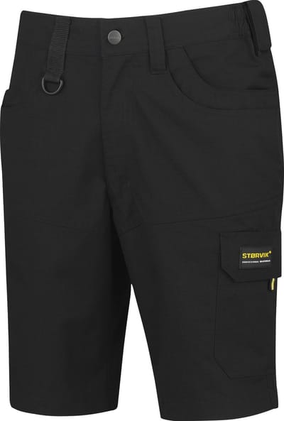 STØRVIK Ron Ripstop Korte Werkbroek Heren - Ademend Werkshort - Lichtgewicht Werkbermuda - Werk Short - Maat 3XL - Zwart
