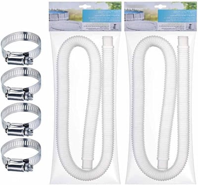 Allecto Plus - Zwembad vervangslang 1.25 inch diameter voor filterpomp - 330 GPH, 530 GPH en 1000 GPH - Zwembadaccessoires